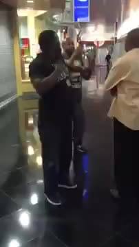 Whos dad is this? Dance battle goes wrong. lol